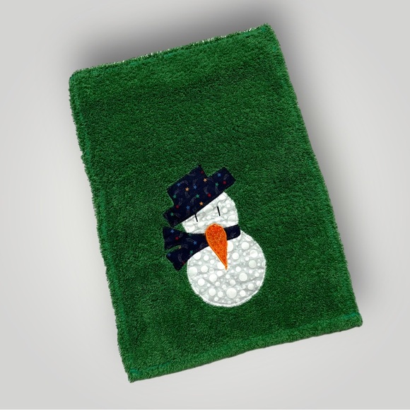Lot/3 𝑯𝒂𝒏𝒅𝒎𝒂𝒅𝒆 Holiday Christmas Hand Towels 🎁 - Picture 11 of 16